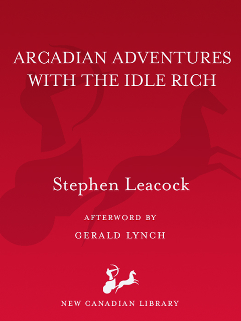 Cover image for book Arcadian Adventures with the Idle Rich