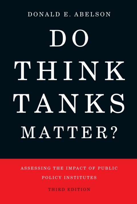 Cover image for book Do Think Tanks Matter? Third Edition