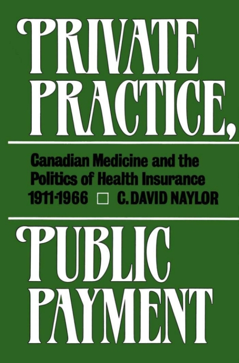 Cover image for book Private Practice, Public Payment