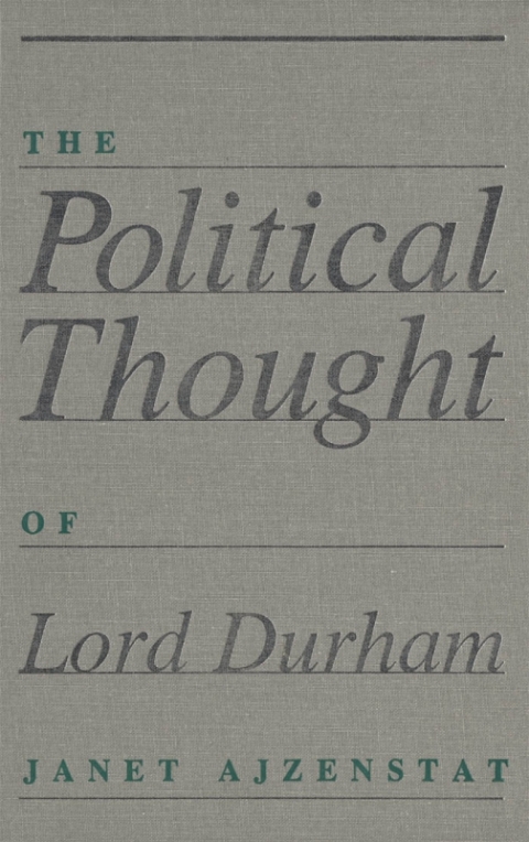Cover image for book Political Thought of Lord Durham