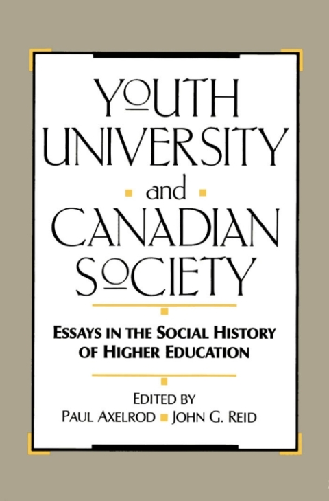 Cover image for book Youth, University, and Canadian Society