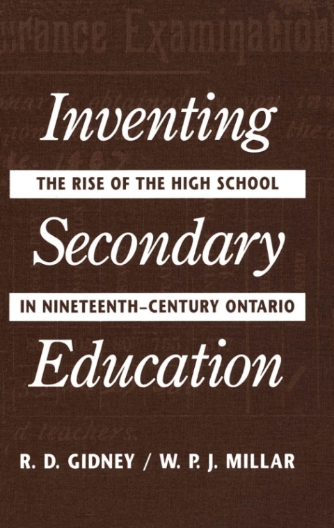 Cover image for book Inventing Secondary Education