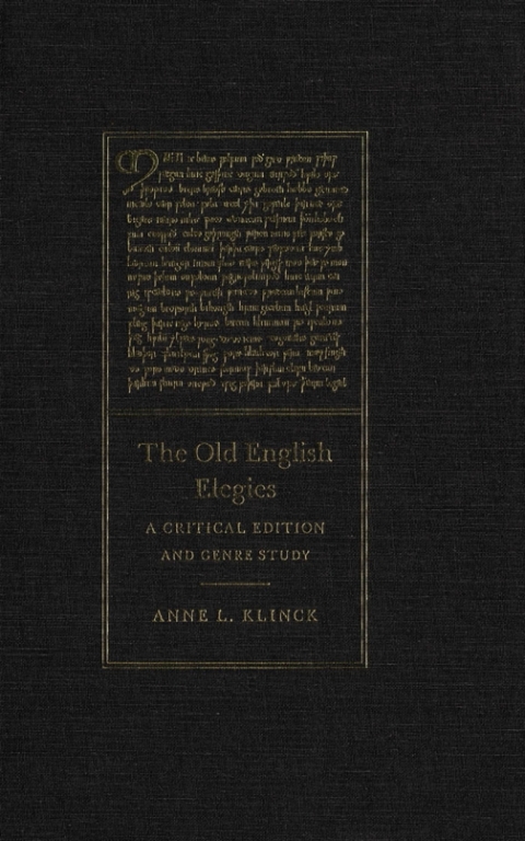Cover image for book Old English Elegies