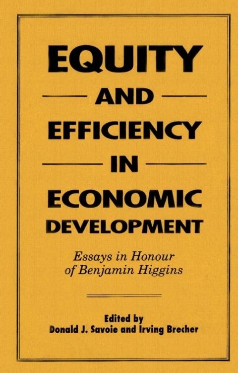 Cover image for book Equity and Efficiency in Economic Development