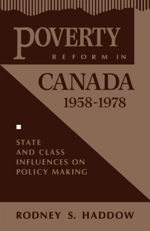 Cover image for book Poverty Reform in Canada, 1958-1978