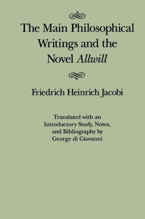 Cover image for book Main Philosophical Writings and the Novel Allwill