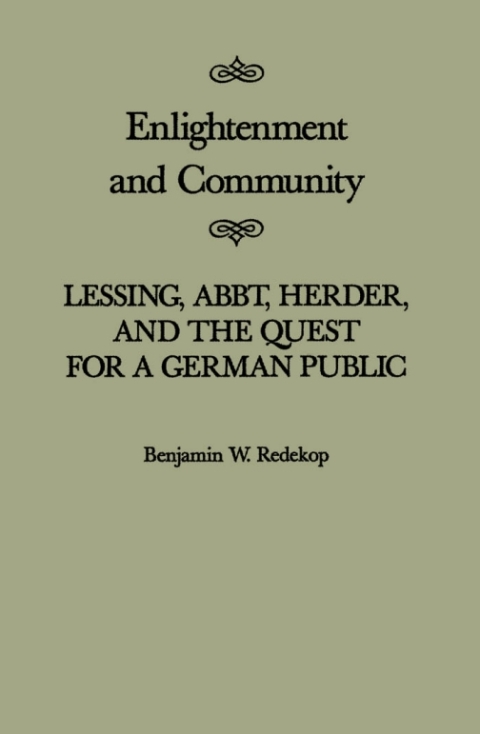 Cover image for book Enlightenment and Community