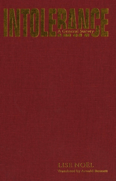 Cover image for book Intolerance