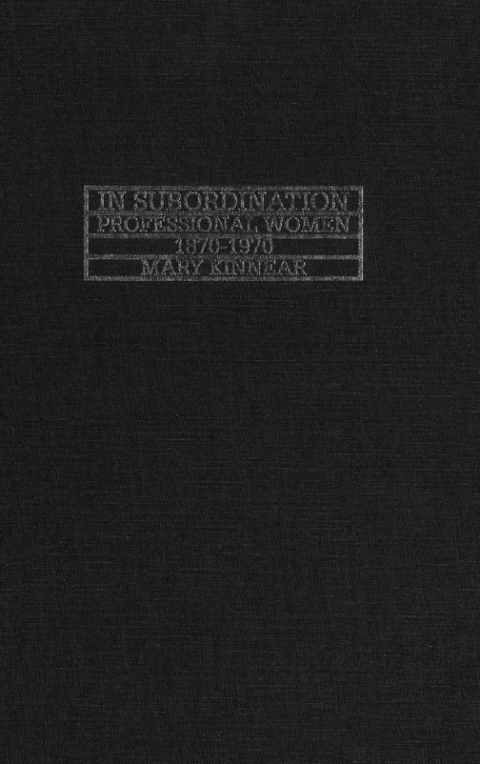 Cover image for book In Subordination