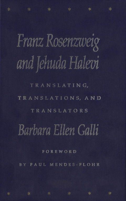 Cover image for book Franz Rosenzweig and Jehuda Halevi