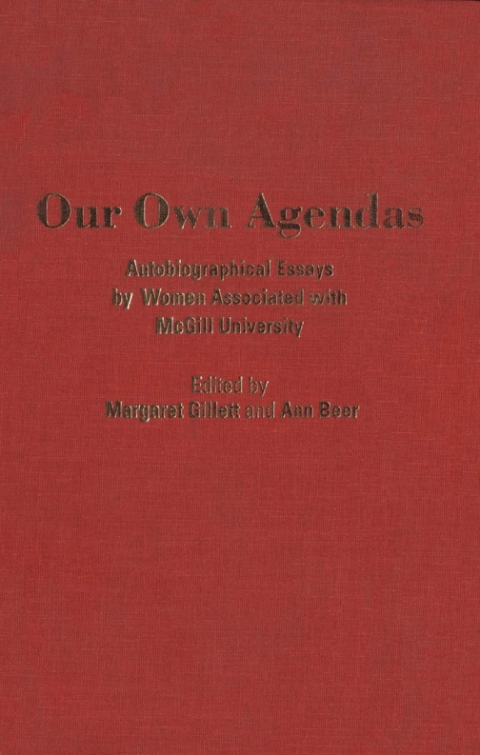 Cover image for book Our Own Agendas