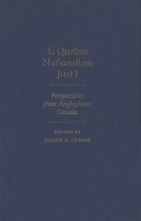 Cover image for book Is Quebec Nationalism Just?