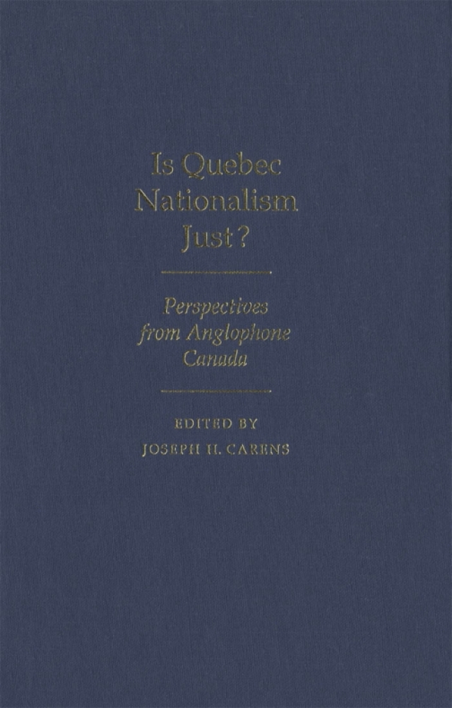 Is Quebec Nationalism Just?