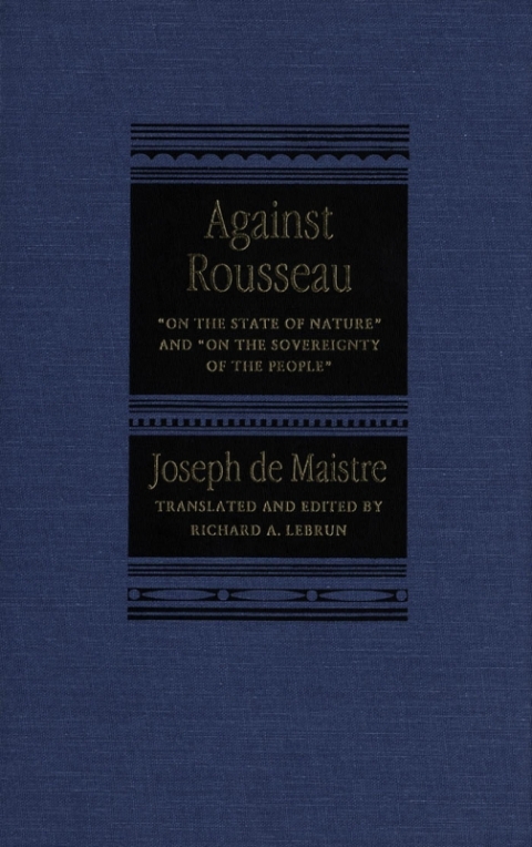 Cover image for book Against Rousseau