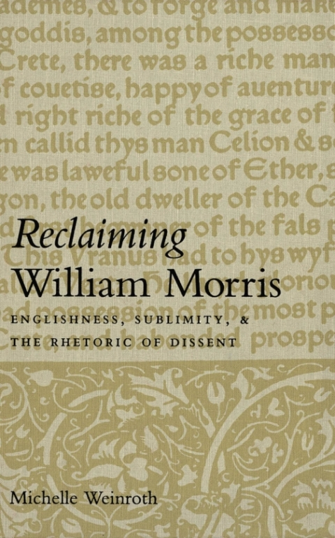 Cover image for book Reclaiming William Morris