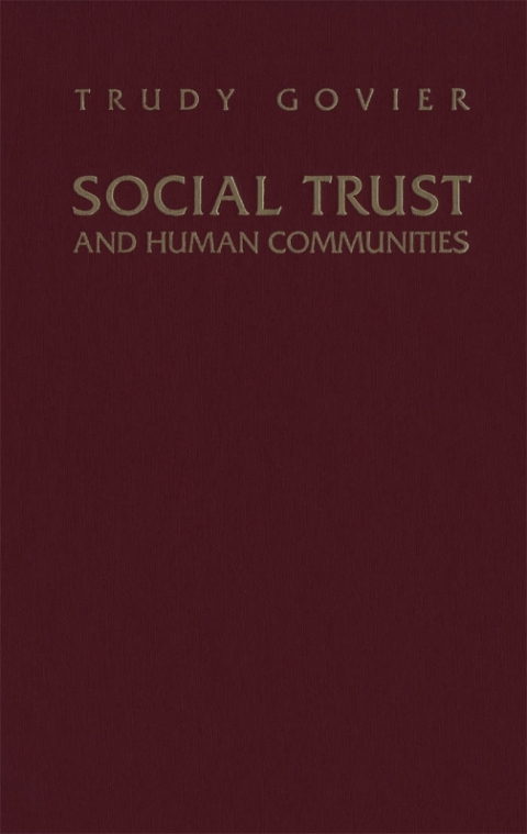 Cover image for book Social Trust and Human Communities