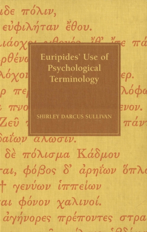 Cover image for book Euripides' Use of Psychological Terminology