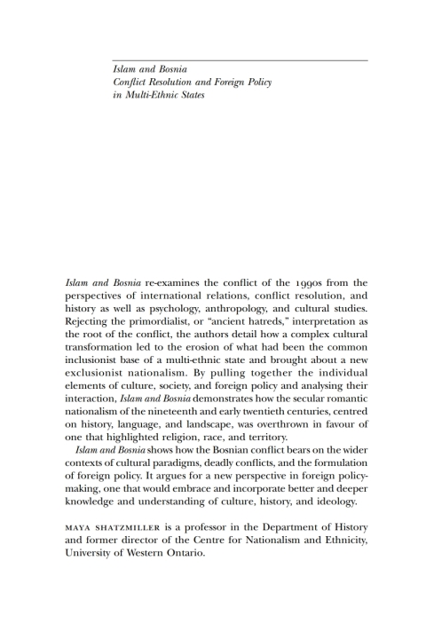 Cover image for book Islam and Bosnia