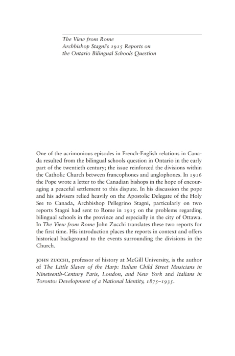 Cover image for book View From Rome