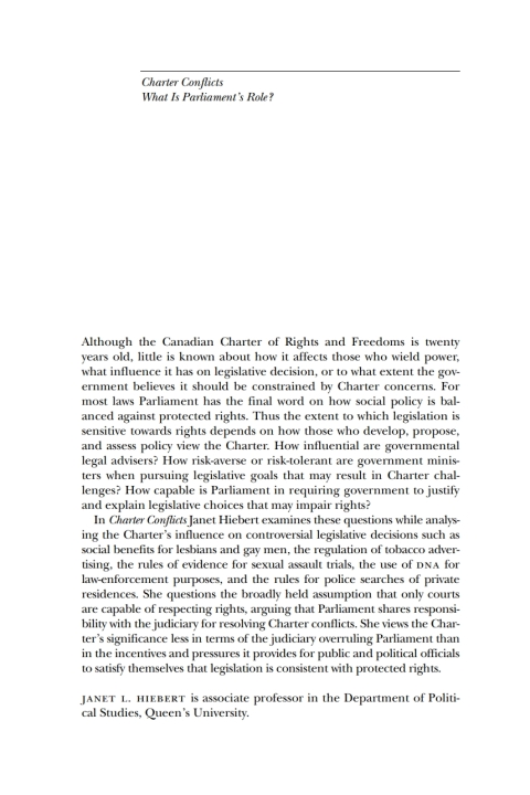 Cover image for book Charter Conflicts