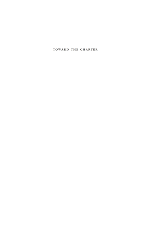 Cover image for book Toward the Charter