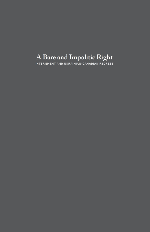 Cover image for book Bare and Impolitic Right