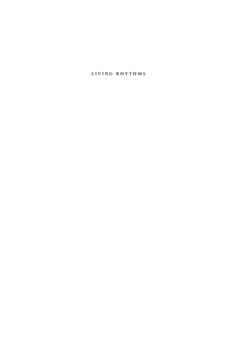 Cover image for book Living Rhythms