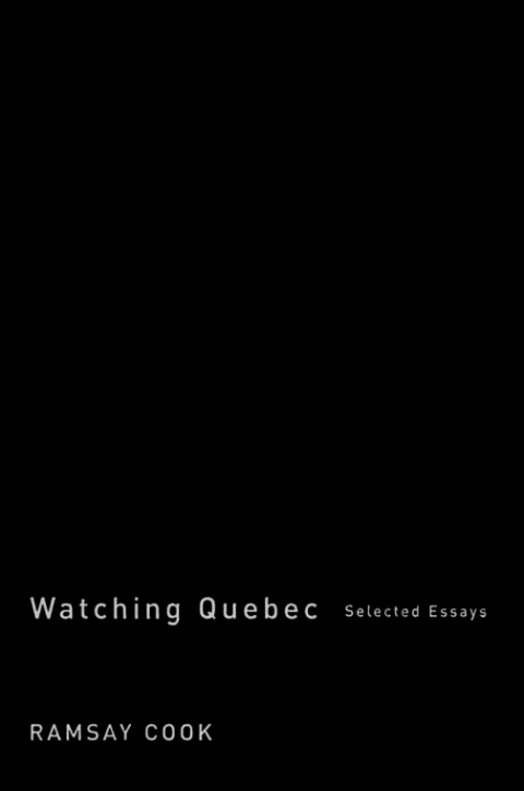 Cover image for book Watching Quebec