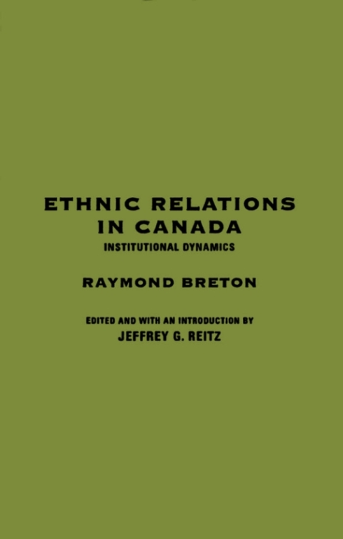 Cover image for book Ethnic Relations in Canada