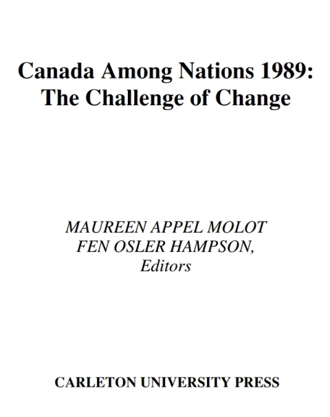 Canada Among Nations, 1989 