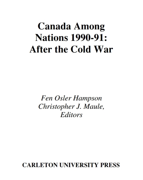 Canada Among Nations, 1990-91 