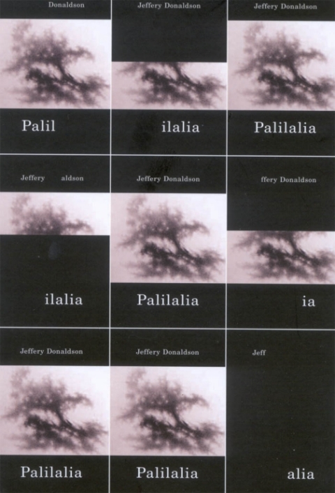 Cover image for book Palilalia