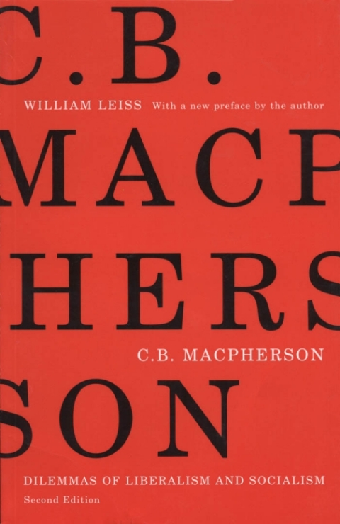 Cover image for book C.B. Macpherson