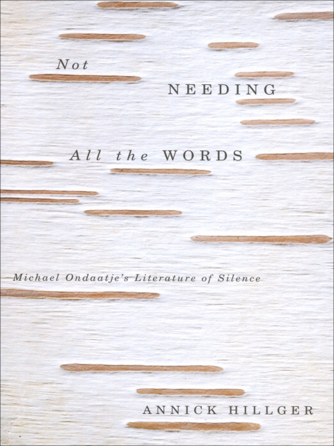 Cover image for book Not Needing all the Words