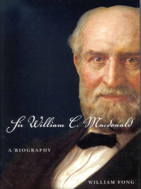 Cover image for book Sir William C. Macdonald