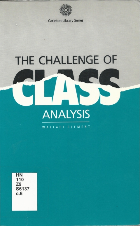 Cover image for book Challenge of Class Analysis