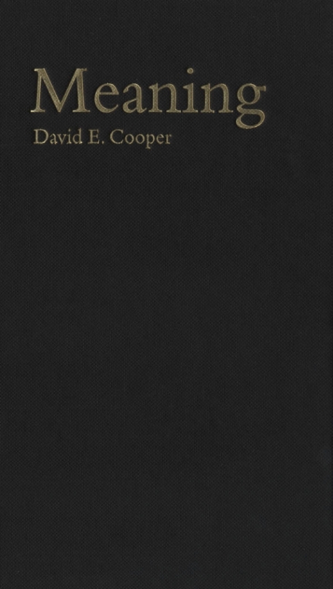 Cover image for book Meaning