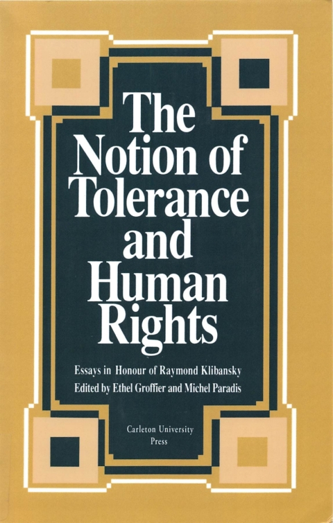 Cover image for book Notion of Tolerance and Human Rights