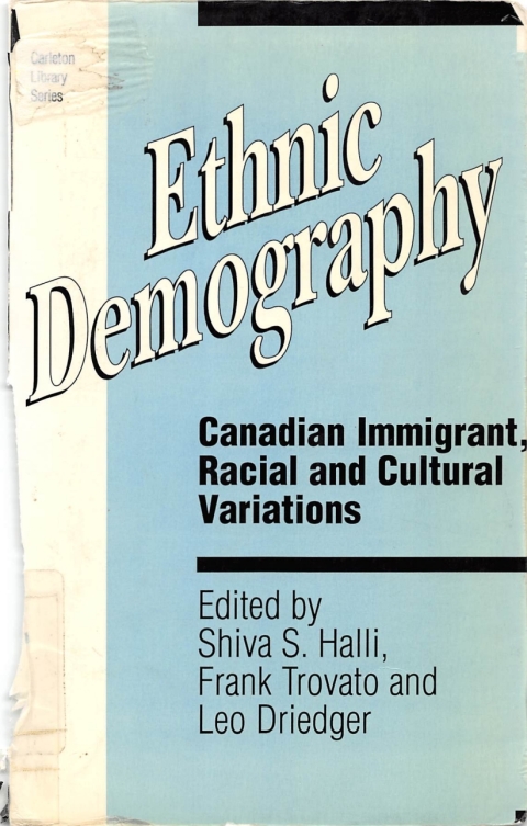 Cover image for book Ethnic Demography