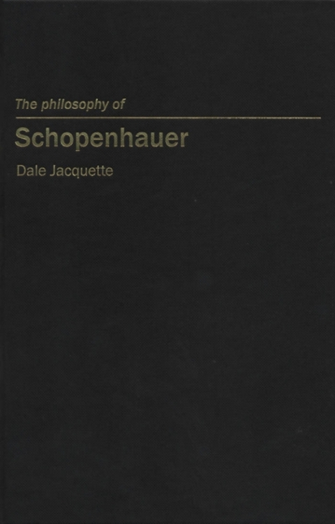 Cover image for book Philosophy of Schopenhauer