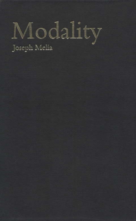 Cover image for book Modality