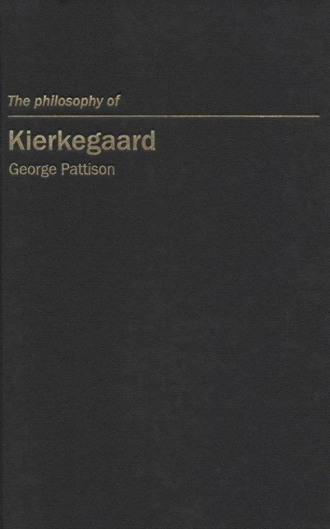 Cover image for book Philosophy of Kierkegaard