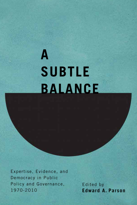Cover image for book A Subtle Balance