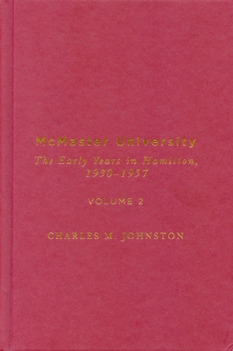 Cover image for book McMaster University, Volume 2