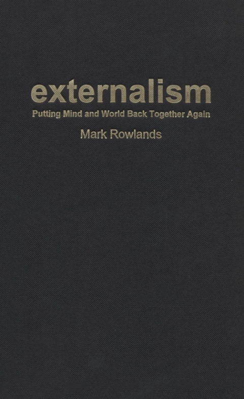 Cover image for book Externalism