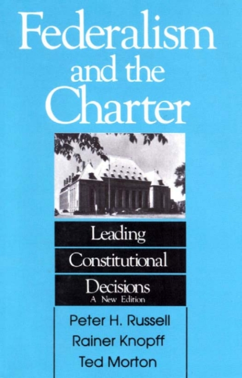 Cover image for book Federalism and the Charter