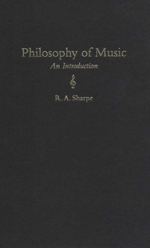 Cover image for book Philosophy of Music