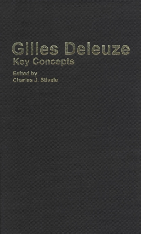 Cover image for book Gilles Deleuze