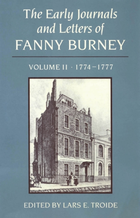 Cover image for book Early Journals and Letters of Fanny Burney, Volume 2