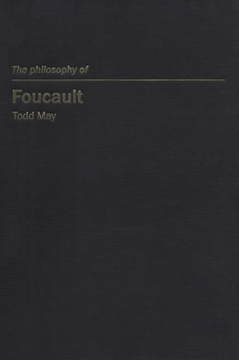 Cover image for book Philosophy of Foucault